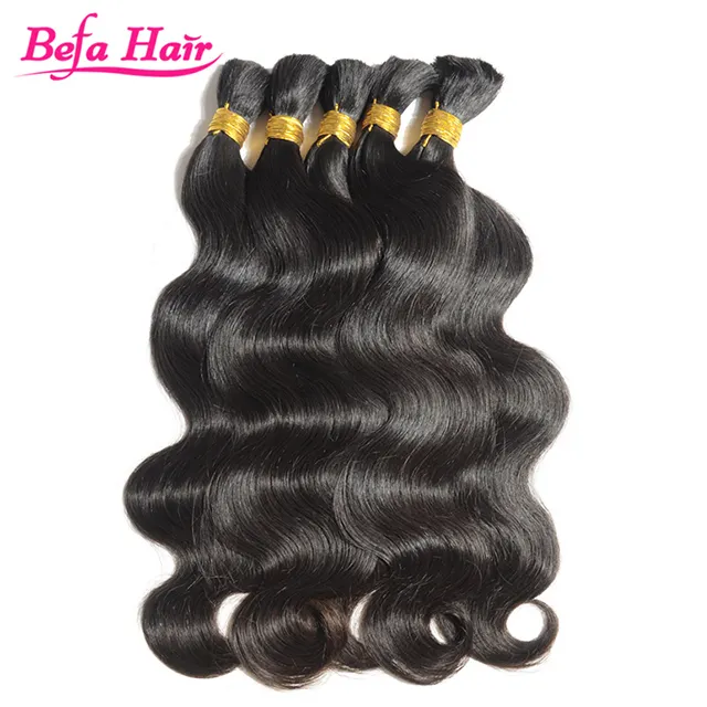 Befa Hair Factory Price One Donor 100% Virgin Remy Body Wave Human Hair Bulk