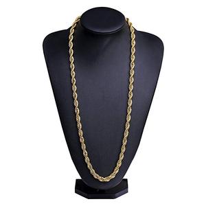 Collana in Acciaio Inossidabile <span class=keywords><strong>FIBO</strong></span> STEEL 4-8 MM per Uomo e Donna, Catena a Corda Intrecciata, 16-36 Pollici - Product Image 4