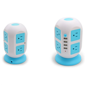 <strong>Extension</strong> <strong>Lead</strong> 8 way outlets 4 <strong>USB</strong> Ports Vertical Tower <strong>Extension</strong> Socket - Product Image 4
