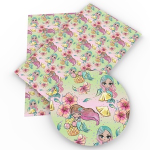 30x140 cm Mùa Hè Dưa Hấu In Faux Leather Vải Cắt Mảnh 4345 - Product Image 6