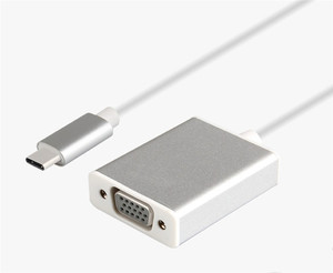 Adaptateur USB-C vers VGA USB 3.1 Type C USB C vers VGA câble adaptateur femelle pour Macbook Samaung <span class=keywords><strong>Huawei</strong></span> Google <span class=keywords><strong>Chromebook</strong></span> ASUS H - Product Image 6