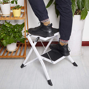 Escalera Plegable de Acero <span class=keywords><strong>Lidl</strong></span> con Pasamanos, Taburete Escalera para Uso Doméstico - Product Image 6