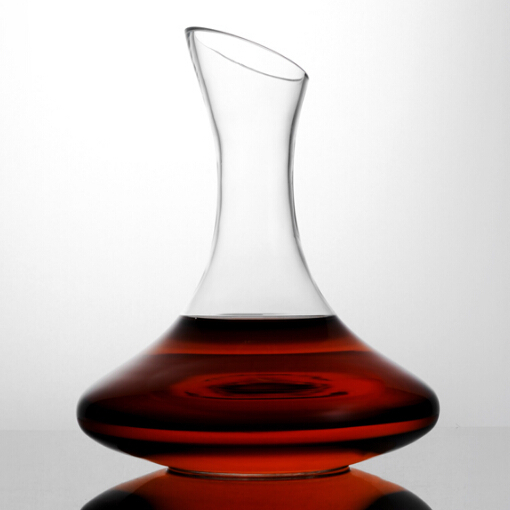 Mouth Blown Crystal Glass Wine Decanter 750ml Wine Decanter Glass