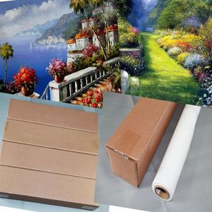 Kanvas Lukis Polyester Murah Baru dari Cina, Ukuran 24 Inci, Permukaan Matte, Terpasang di Bingkai - Product Image 4