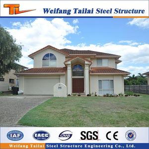 Casa Prefabricada de Estructura de Acero con <span class=keywords><strong>Diseño</strong></span> Gráfico, <span class=keywords><strong>Diseño</strong></span> Chino, ISO9001 - Product Image 2