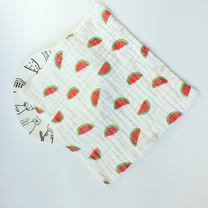Muselina de algodón triángulo con seis capas Baby baberos bandana - Product Image 5