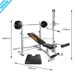 <span class=keywords><strong>Banco</strong></span> <span class=keywords><strong>de</strong></span> <span class=keywords><strong>Pesas</strong></span> para Gimnasio en Casa SJ-7856 a Precio Económico con Barra Lateral - Product Image 2