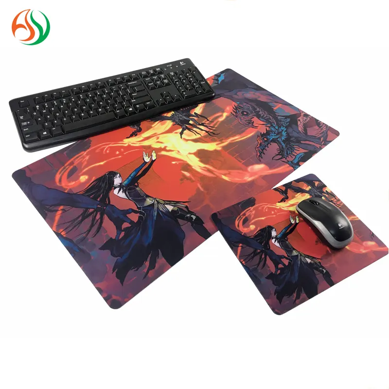 The Free Sample Die Cut Custom Printed Game MousePad RGB Paint Office Rubber Mouse Pad With Customized Logo For PC Gamer