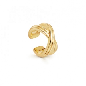 Gemnel Latest Design 18K Gold Plated No Piercing <strong>Infinity</strong> <strong>Earrings</strong> Wholesale Ear Cuff Men - Product Image 1