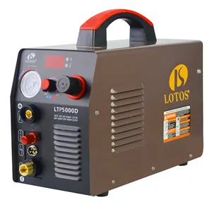 Lotos LTP5000D accurate tools portable plasma cutter foot pedal cutter 50 60 70 80 with built in compressor