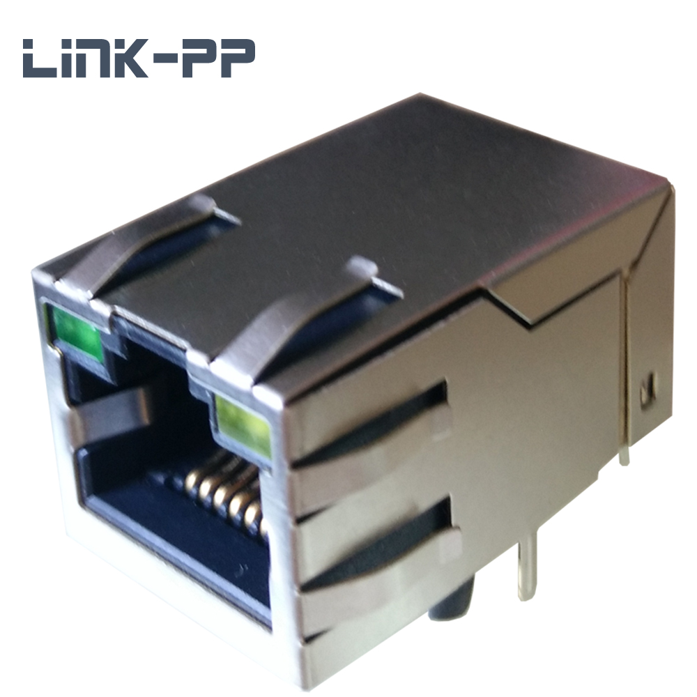 1 порт RJ-45 magjack 8P8C PCB Модульный разъем RJ45 разъем C-5-6605704-9