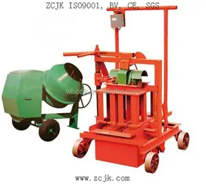 ZCJK40A móvel de tijolos de barro que faz a máquina para as indústrias de pequena escala