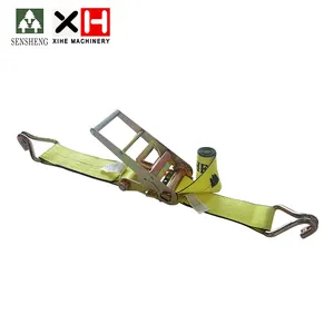 4 "100 Mét 10T Ratchet Tie Xuống Ratchet Strap Thiết Kế Mới Bán Hot Heavy Duty Ratchet Tie Xuống Dây Đai