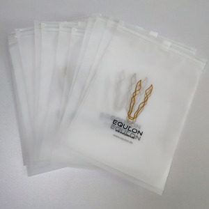 Customized Clothing Clear Plastic Frosted <strong>Zip</strong> <strong>Lock</strong> <strong>Bag</strong> for T Shirt Swimwear Packaging - Product Image 3