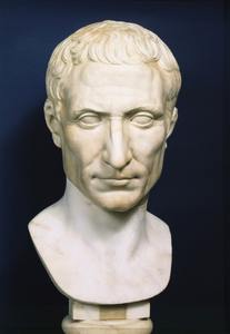 Decoración de jardín al aire libre busto de mármol blanco tallado de <span class=keywords><strong>Julius</strong></span> Caesar - Product Image 3