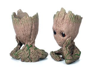 Pot de fleur en polyrésine personnalisé populaire mignon bébé Groot arbre homme figurines modèle porte-stylo jardin Pot de fleur décoration de la maison - Product Image 2