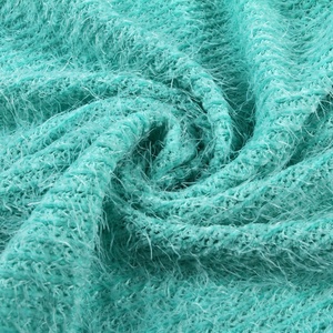 De moda de lujo azul reciclado chenilla de microfibra de suéter de <span class=keywords><strong>lana</strong></span> de tela - Product Image 1