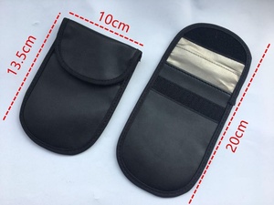 Sac de Protection <span class=keywords><strong>RFID</strong></span>, <span class=keywords><strong>anti</strong></span>-clignotant, pochette de Protection, portefeuille pour la Protection des clés de <span class=keywords><strong>voiture</strong></span> - Product Image 3