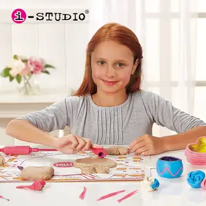 Istudio-plastilina de alta densidad para niños, arcilla polimérica educativa hecha a mano con secado al aire para modelar, juguete de Aprendizaje Creativo