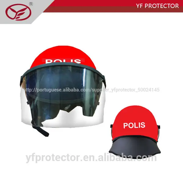 Pc escudo anti-motim capacete de policial ou soilder
