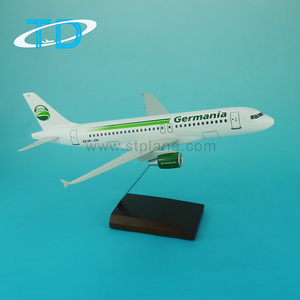 Modelo de Avión de Resina Personalizado <span class=keywords><strong>Germania</strong></span> A319 Escala 1:100, 34 cm, Modelo de Aeronave Estático de Resina Personalizado para Proyectos de Pedidos al por Mayor - Product Image 2
