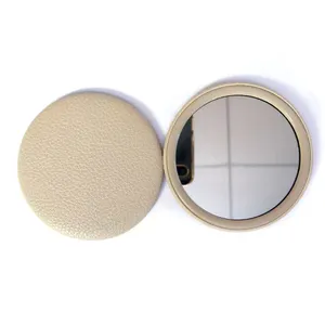 Advertising Custom Design Mini Round Tin Mirror Pocket Hand Makeup Mirror with logo Printing