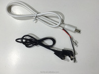 Câble d'alimentation 12V DC, connecteur cylindrique nickelé 5,5x2,1mm, faisceau de câbles pour usage automobile, borne KET 0.8TAB, RoHS, 500mm