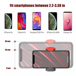 Fotopro Stativ Halterung für iPhone Xs Max Samsung Galaxy <span class=keywords><strong>Nexus</strong></span> und Mehr Handys Verwenden auf Stativ, einbeinstativ von Telefon halter halterung