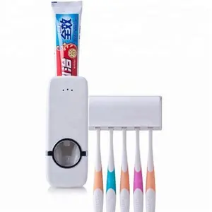 2023 New Best Sellers Products Touch Me Auto Automatic Toothpaste Dispenser with Toothbrush Holder and Tooth Brush