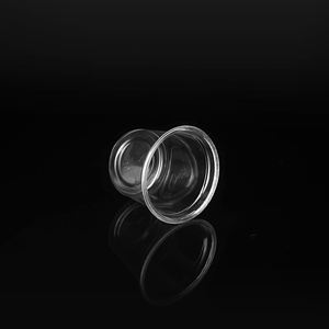 Mini gobelets de dégustation de bière jetables en PLA, 0.9oz, 25ml, 150 pièces, partie transparente en plastique avec couvercle plat, <span class=keywords><strong>PET</strong></span> - Product Image 4