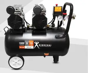 Çin kaydırma 10hp yağsız 10 litre 20 bar ile taşınabilir mini endüstriyel hava kompresörü fiyatları pompası 5hp 300 litre