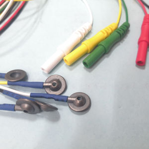 Ce En Nmpa Gecertificeerd 1.5M Wegwerp Ag-Agcl Eeg Disc /Cup Elektroden Din42802 1.5Mm Connector - Product Image 2