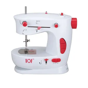 Mini máquina de coser eléctrica de tela para el hogar, máquina de coser Manual, FHSM-338