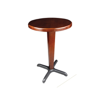Tables basses de salle à manger carrées modernes avec mobilier de restaurant en bois massif pour hôtels Mobilier contemporain en bois avec accents métalliques