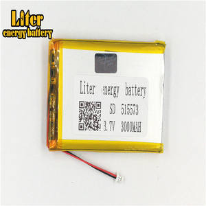 Plug 1.0-<span class=keywords><strong>2</strong></span> P 3.7 V 515573 mah 3000 lithium polymer lipo rechargeable battery li ion Solar lithium battery with PCM - Product Image 1