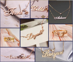 Personalized Jewelry Pvd Gold Plated <strong>Front</strong> <strong>Back</strong> Stud Name <strong>Earring</strong> No Fade Stainless Steel Nameplate <strong>Earrings</strong> - Product Image 4