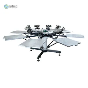 8 color 8 station screen printing machines offers