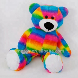 Bellissimo Peluche Gigante a Forma di Orso <span class=keywords><strong>Arcobaleno</strong></span> per Bambini, Regalo di San Valentino 2019, Animale di Peluche Morbido e Colorato - Product Image 4