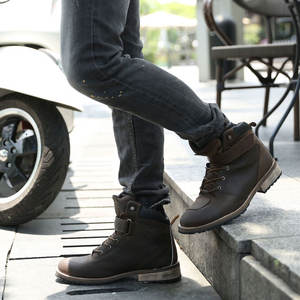 <span class=keywords><strong>Botas</strong></span> de Motocicleta ARCX, <span class=keywords><strong>Botas</strong></span> de <span class=keywords><strong>Motocross</strong></span> <span class=keywords><strong>Vintage</strong></span> Impermeables y Cálidas, <span class=keywords><strong>Botas</strong></span> de Cuero Genuino para Exteriores, Zapatos de Ocio para Hombre - Product Image 3