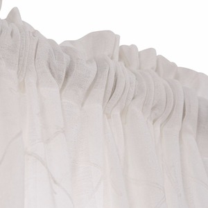 Calidad Superior hermoso bordado floral europeo sheer voile cortina - Product Image 3