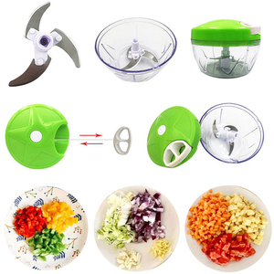 New Mini Tay Của Nhãn Hiệu Máy Xay Thịt Mini Chopper Thiết Kế Kéo Dây Tỏi Cutter Rau Trái Cây Twist Shredder Dụng Cụ Nhà Bếp - Product Image 6