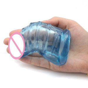 Yumuşak horoz kollu erkek seks oyuncak Penis kollu TPR iffet kafes - Product Image 4