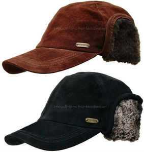 <span class=keywords><strong>Stetson</strong></span> cuir suédé hiver, rabat oreille chapeau trooper hommes, <span class=keywords><strong>casquette</strong></span> de chasse - Product Image 1