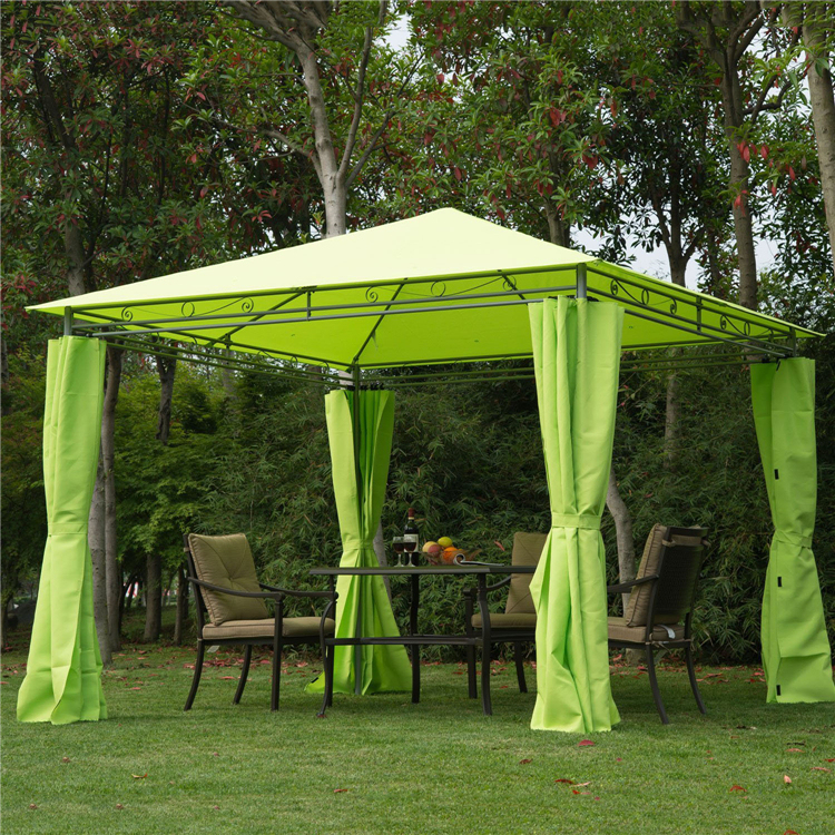 Commercial Pas Cher Toit Métallique Rétractable Auvent En Polycarbonate Polyester Gazebo