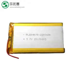 LP604070 סוללה ליתיום פולימר 3.7 V 2200 mah ליתיום נטענת סוללות PL064070 עבור מדפסת ניידת