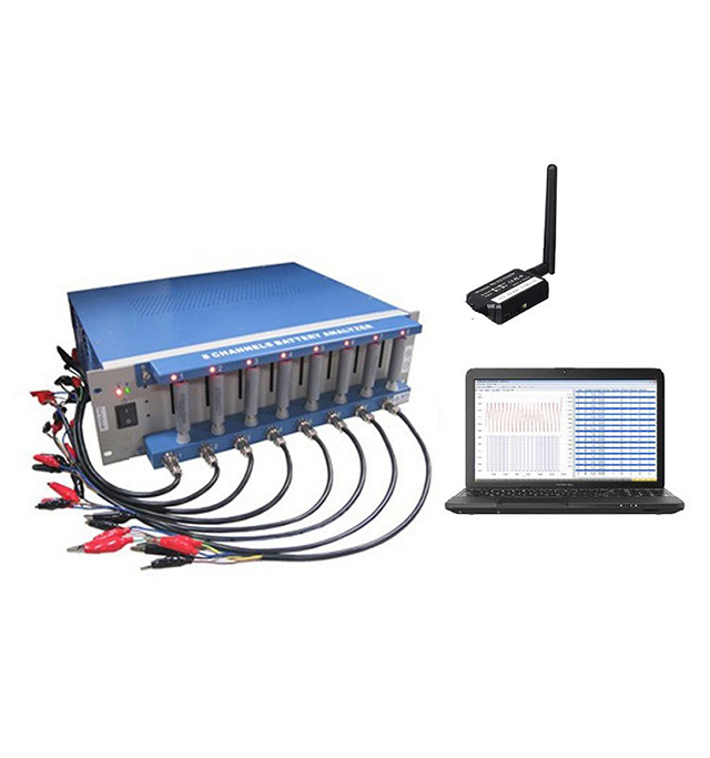 Анализатор аккумуляторов для автомобиля, тестер аккумуляторов для ноутбуков, сертификат CE, 8 каналов