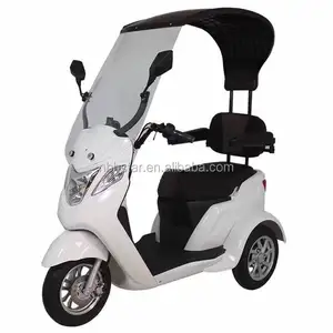 Três rodas caminhão elétrico scooter/triciclo com telhado