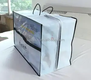 Eco friendly clear Vinyl Quilt storage bags