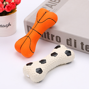 Giocattolo del cane & pet giocattolo In Lattice stridulo di calcio e basket stile osso - Product Image 4