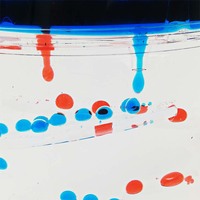 Cadeaux uniques en forme de sablier à eau liquide coloré personnalisé